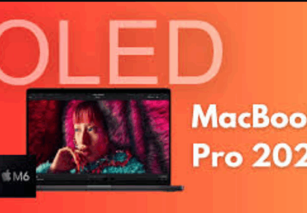 Apple MacBook Pro 2026 with OLED display, Dynamic Island, and M6 chip design concept