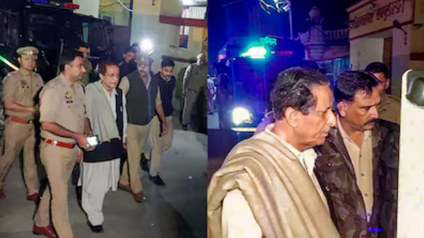 Azam Khan after Sitapur jail release, pledging loyalty to Samajwadi Party and rejecting BSP rumors