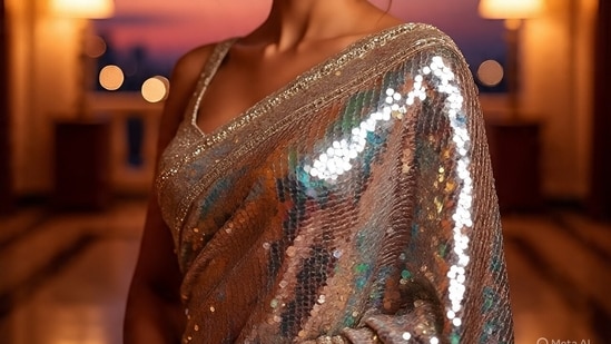 Sequin Saree Styles Inspired by Kareena Kapoor for Weddings and Parties